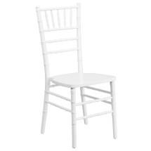 Flash Furniture XS-WHITE-GG Hercules White Wood Chiavari Chair