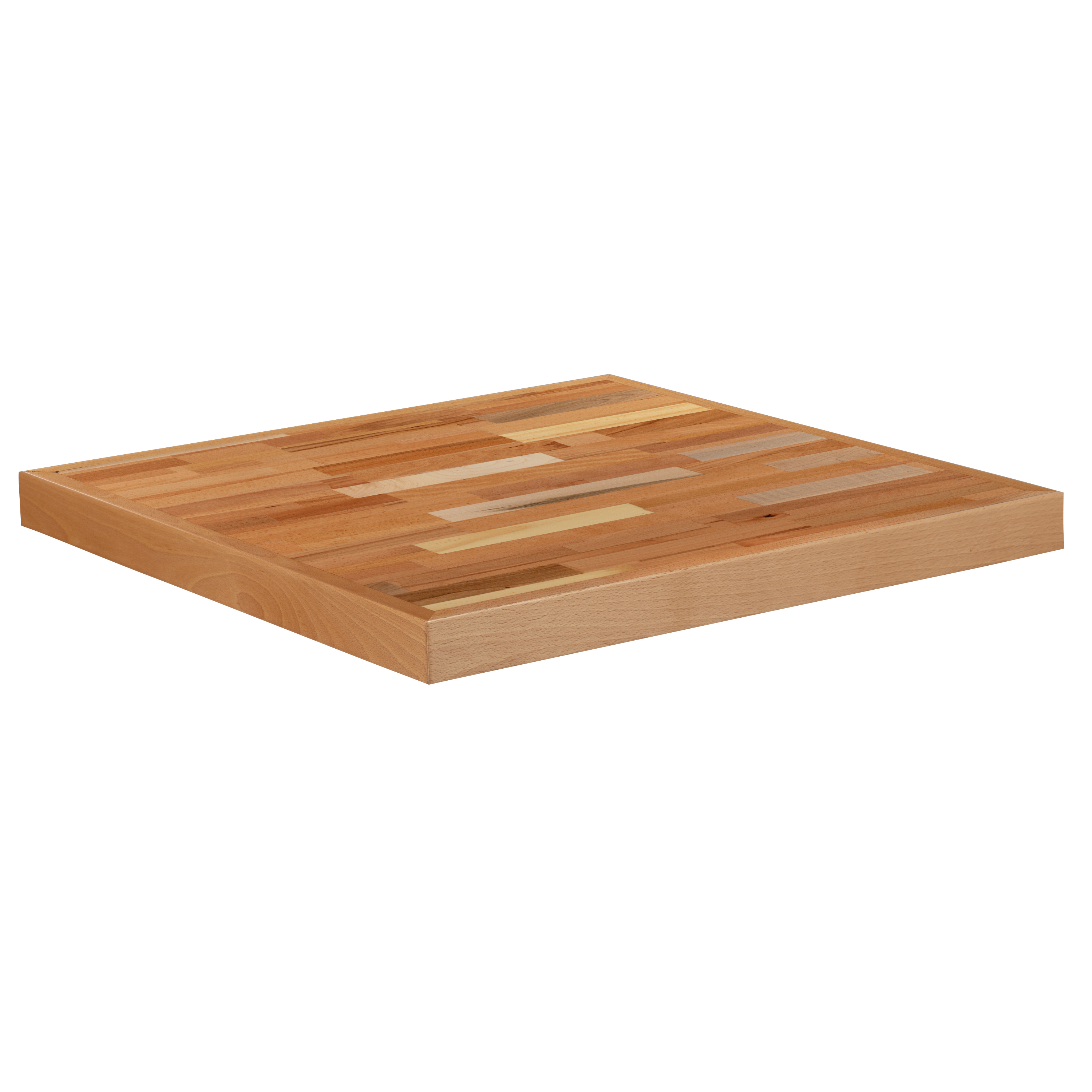 Flash Furniture XU-BB24SQ-GG 24" Square Butcher Block Style Table Top