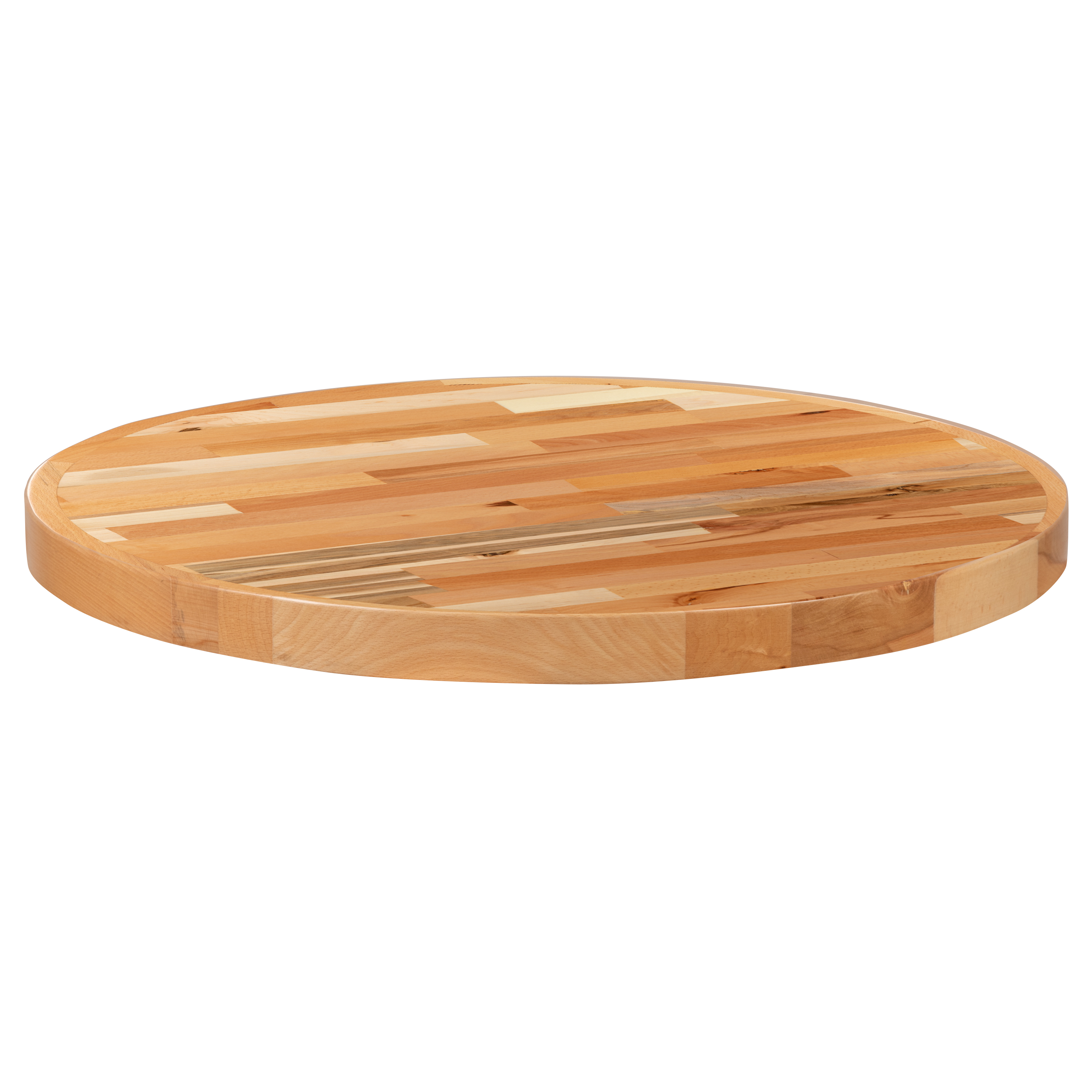 Flash Furniture XU-BB30RD-GG 30" Round Butcher Block Style Table Top