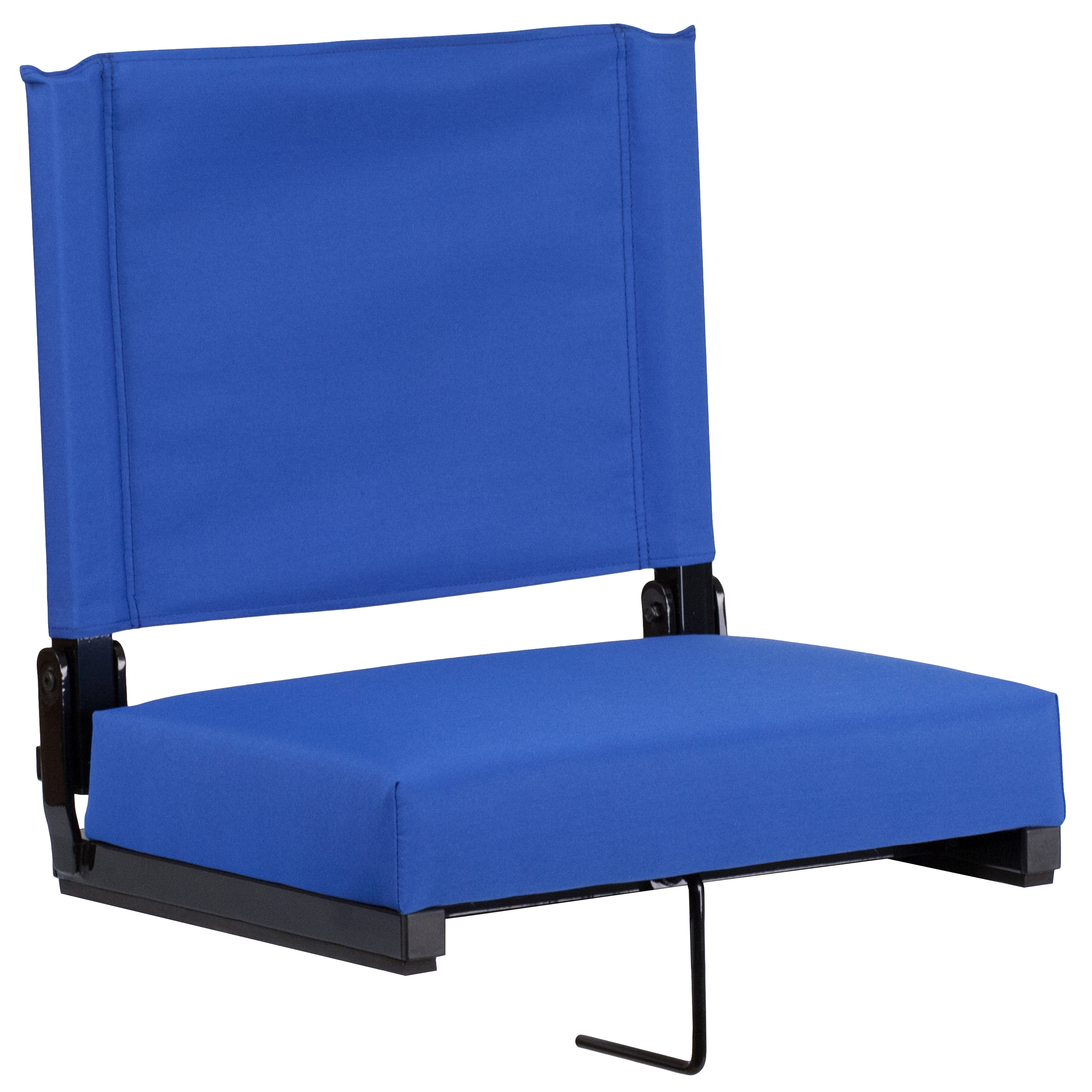 Flash Furniture XU-STA-BL-GG Lightweight Stadium Chair with Handle & Ultra-Padded Seat, Blue