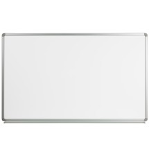 Flash Furniture YU-90X150-WHITE-GG 5' W x 3' H Magnetic Marker Board