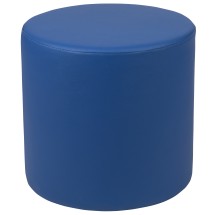 Flash Furniture ZB-FT-045R-18-BLUE-GG Blue Soft Seating Flexible Circle for Classrooms, 18&quot; Seat Height 