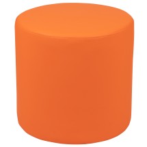 Flash Furniture ZB-FT-045R-18-ORANGE-GG Orange Soft Seating Flexible Circle for Classrooms, 18&quot; Seat Height 