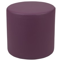 Flash Furniture ZB-FT-045R-18-PURPLE-GG Purple Soft Seating Flexible Circle for Classrooms, 18&quot; Seat Height 