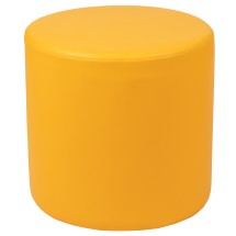 Flash Furniture ZB-FT-045R-18-YELLOW-GG Yellow Soft Seating Flexible Circle for Classrooms, 18&quot; Seat Height 