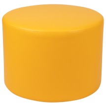 Flash Furniture ZB-FT-060R-18-YEL-GG Yellow Large Soft Seating Flexible Circle for Classrooms, 18&quot; H x 24&quot; Dia.