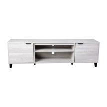 Flash Furniture ZG-129-70-GY-GG 70" Mid Century Modern Gray TV Stand with Shelves and Storage