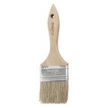 Winco WBR-25 2-1/2&quot; Wide Flat Pastry Brush with Wooden Handle