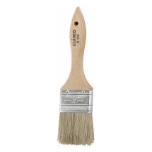 Winco WBR-20 2&quot; Wide Flat Pastry Brush with Wooden Handle