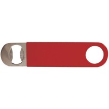 Winco CO-301PR PVC Coated Red Flat Can Opener