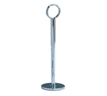 TableCraft 1908 Chrome Plated Table Number Holder 8"H