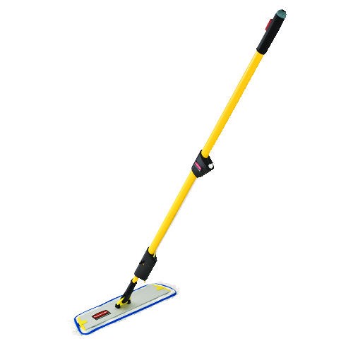 Flow Finishing System, 56" Handle, 18" Mop Head, Yellow