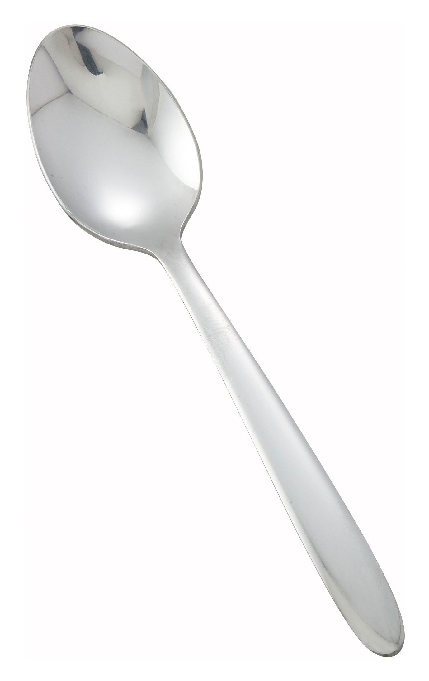Winco 0019-01 Flute Heavy Weight Mirror Finish Stainless Steel Teaspoon (12/Pack)