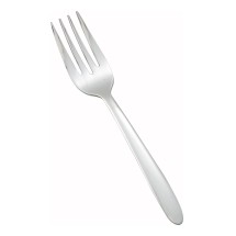 Winco 0019-06 Flute Heavy Weight Mirror Finish Stainless Steel Salad Fork (12/Pack)