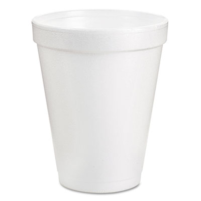 Dart Insulated Foam Drink Cups, 8 oz., White, 25/Pack