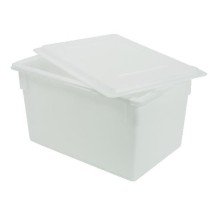 Food & Tote Box, 15&quot; Deep, 21.5 Gallon, White
