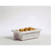 Food & Tote Box, 3.5&quot;, 2 Gallon, White