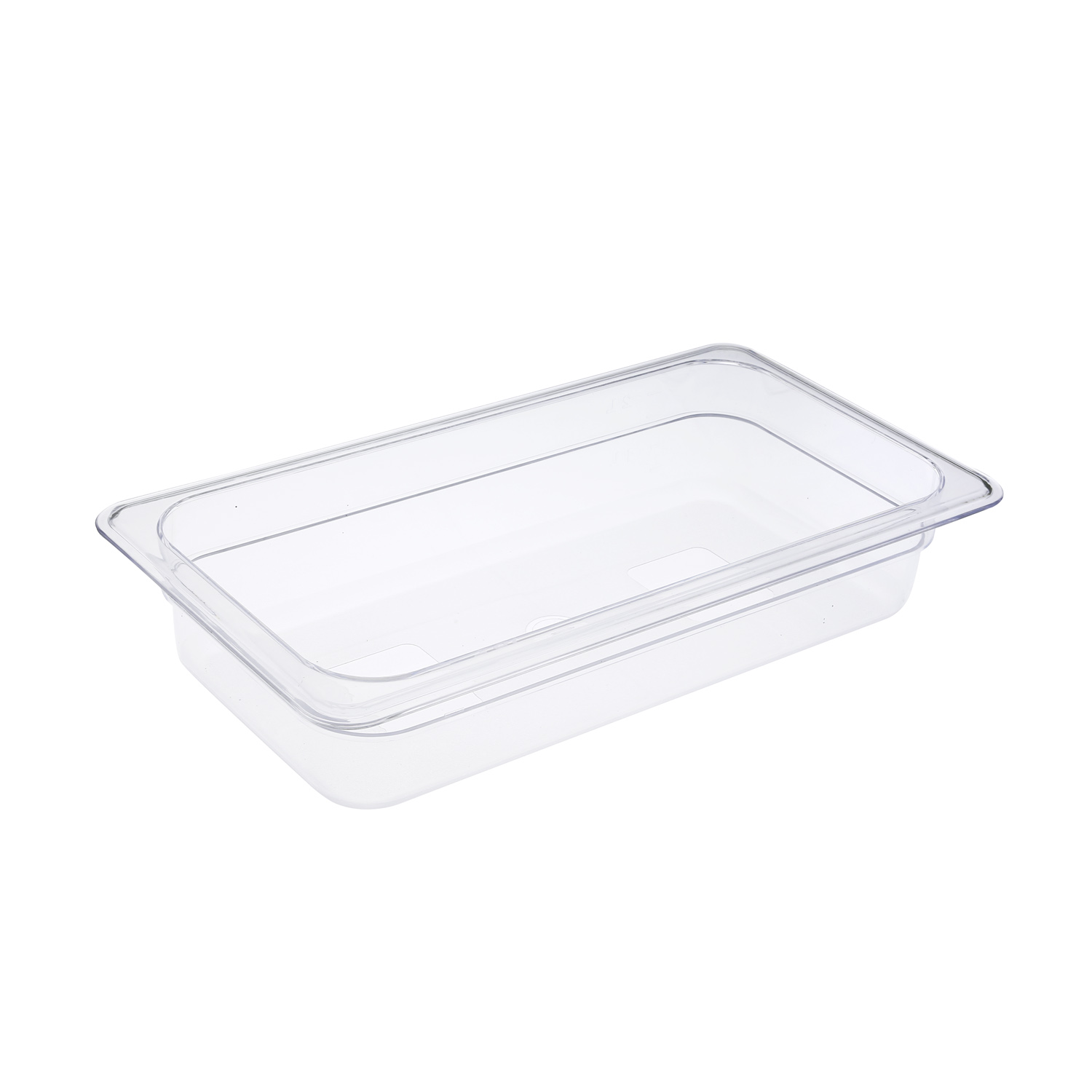 CAC China PCFP-T2 Third Size Polycarbonate Food Pan 2-1/2" Deep