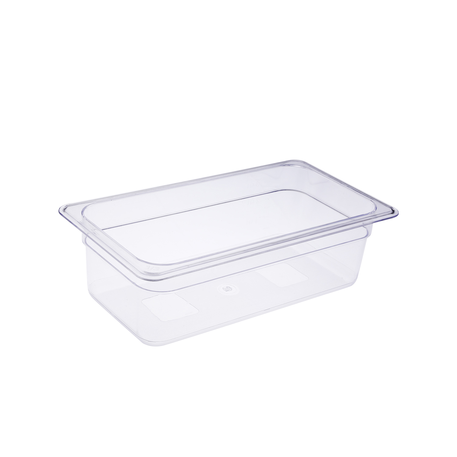 CAC China PCFP-T4 Third Size Polycarbonate Food Pan 4" Deep