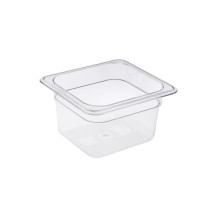 CAC China PCFP-S4 Sixth Size Polycarbonate Food Pan 4&quot; Deep