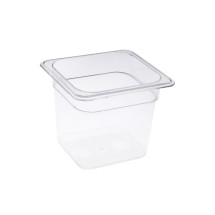 CAC China PCFP-S6 Sixth Size Polycarbonate Food Pan 6&quot; Deep