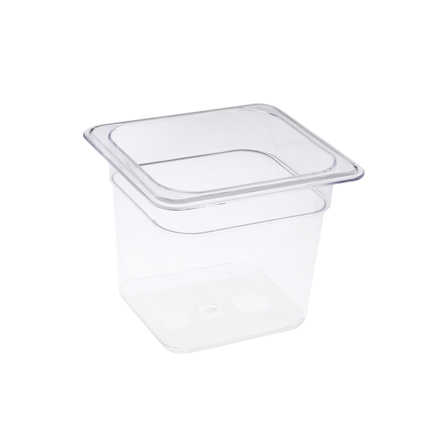 CAC China PCFP-S6 Sixth Size Polycarbonate Food Pan 6" Deep