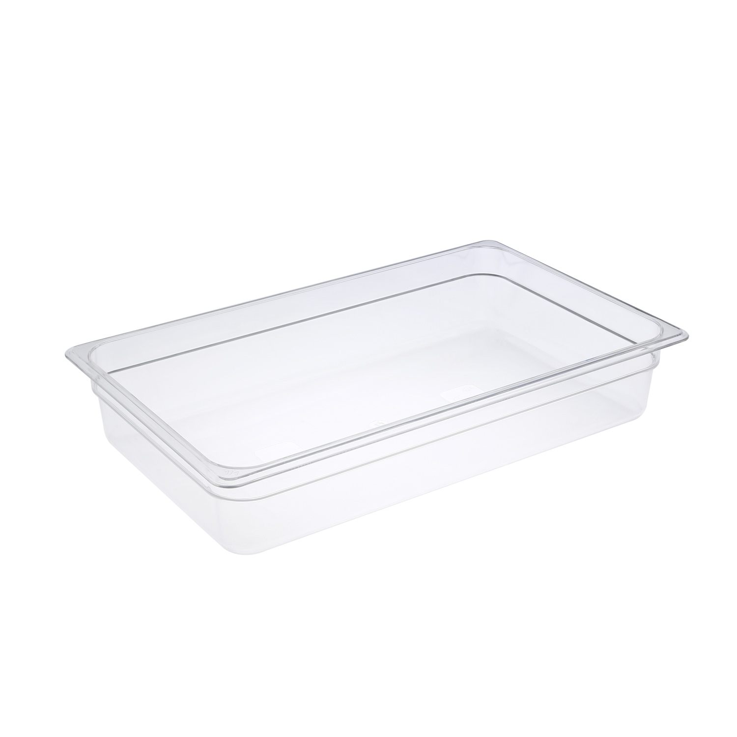 CAC China PCFP-F4 Full Size Polycarbonate Food Pan 4" Deep