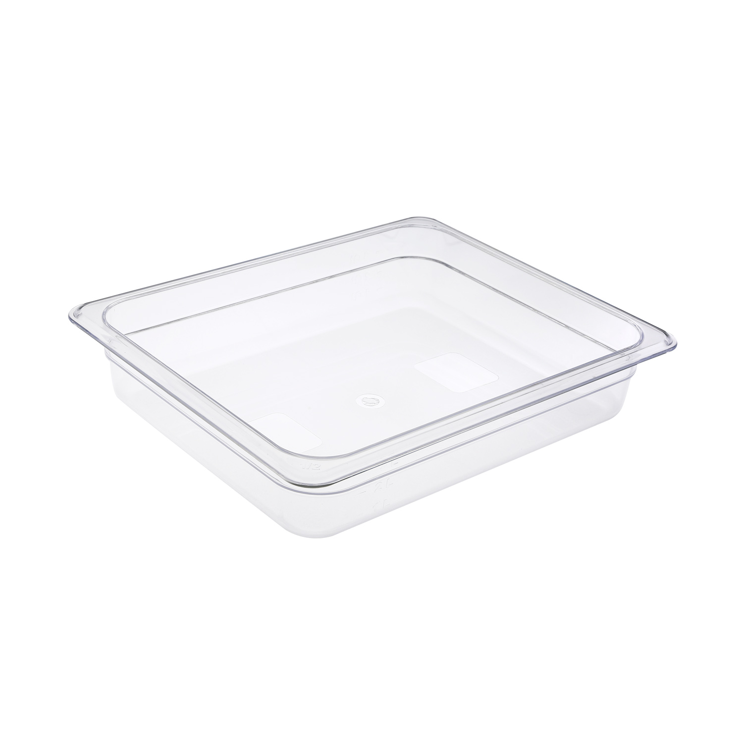 CAC China PCFP-H2 Half Size Polycarbonate Food Pan 2-1/2" Deep