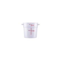 CAC China FS1P-1C Round Clear Food Storage Container 1 Qt.