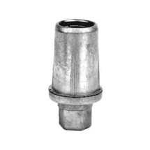 Franklin Machine Products  119-1050 Gray Plastic Bullet Foot For 1 1/4" Pipe