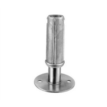 Franklin Machine Products  119-1095 Hi-Rise Stainless Steel Wide Flange Bullet Foot For 1 5/8" Od Round Tubing