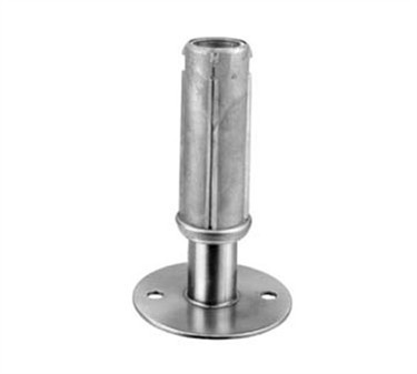 Franklin Machine Products  119-1095 Hi-Rise Stainless Steel Wide Flange Bullet Foot For 1 5/8