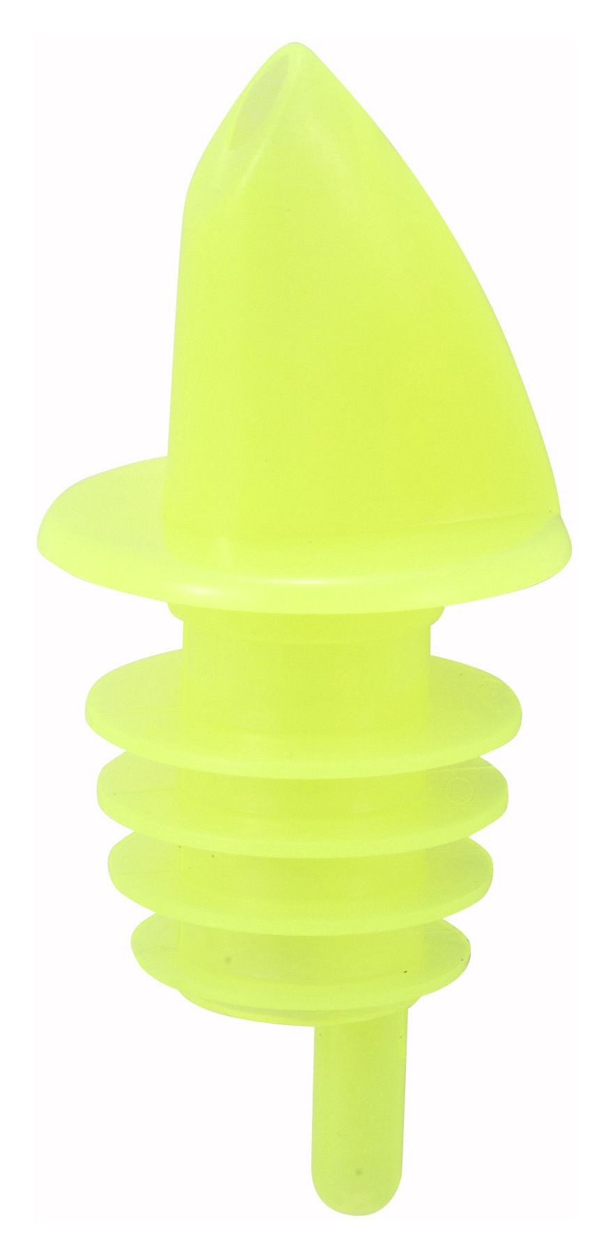 Winco PPR-2Y Free Flow Pourer, Yellow