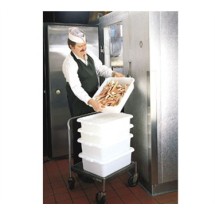 TableCraft F1537 Freezer-Proof Polyethylene Food Storage Box 21.25&quot; x 15.75&quot; x 7&quot;