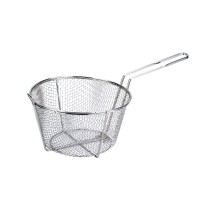 CAC China FBR4-11 Nickel-Plated Fry Basket, 1/4&quot; Mesh Wire 11-1/2&quot;Dia