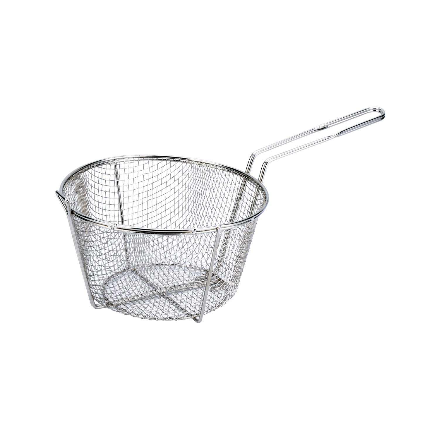 CAC China FBR4-11 Nickel-Plated Fry Basket, 1/4" Mesh Wire 11-1/2"Dia