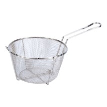 CAC China FBR8-008 Nickel-Plated Fry Basket, 1/8&quot; Mesh Wire 8-1/2&quot;Dia