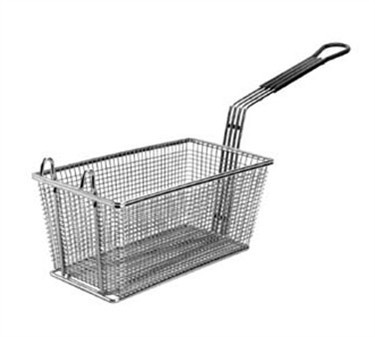 Franklin Machine Products  225-1063 Fry Basket with Teal Vinyl-Coated Handle 12-1/8" x 6-5/16"