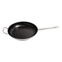 CAC China S2FP-12HN Stainless Steel Non-Stick with Helper Handle Fry Pan 12&quot;