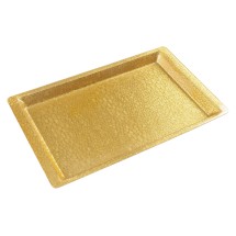 Winco AST-2G Gold Textured Acrylic Display Tray 20-3/4&quot; x 12-3/4&quot;