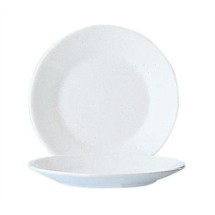 Cardinal 22506 Arcoroc Restaurant White Glass Plate 6&quot; Dia.