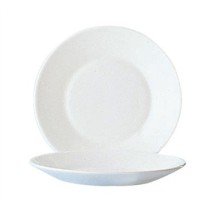 Cardinal 22530 Arcoroc Restaurant White Glass Plate 7-1/2&quot; Dia.