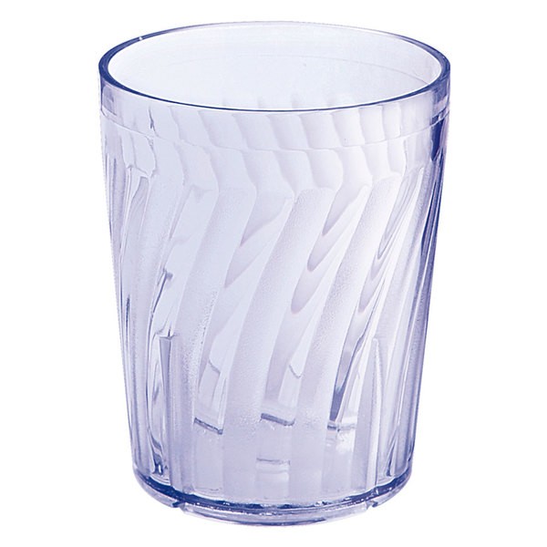 G.E.T. Enterprises 2206-1-CL Tahiti 6 oz. Clear SAN Plastic Tumbler