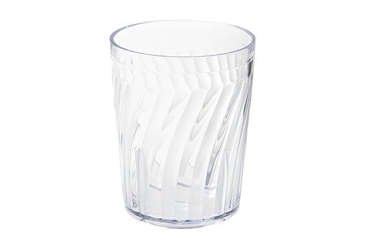 G.E.T. Enterprises 2209-1-CL Tahiti 9 oz. Clear SAN Plastic Tumbler
