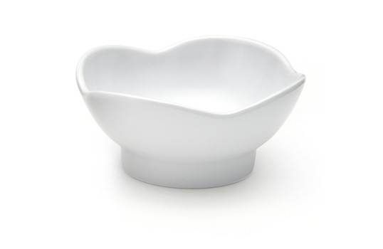 G.E.T. Enterprises B-129-W San Michele White Melamine 3 oz. Scallop Petite Bowl
