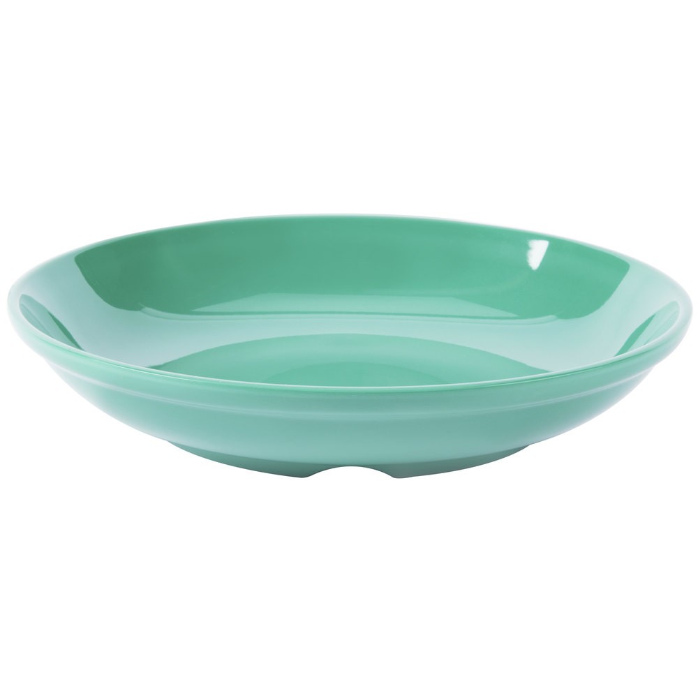 G.E.T. Enterprises B-925-FG Diamond Mardi Gras Rainforest Green 1.1 Qt. Melamine Bowl