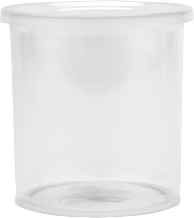 G.E.T. Enterprises CR-0120-CL Clear 1.2 Qt. Round Crock with Lid