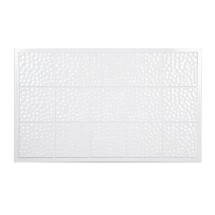 G.E.T. Enterprises ML-160-W Full Size White Melamine Solid Tile Cut Outs 21-1/2&quot; x 13&quot;