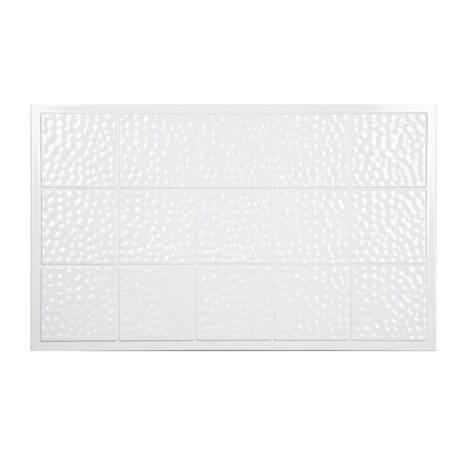 G.E.T. Enterprises ML-160-W Full Size White Melamine Solid Tile Cut Outs 21-1/2" x 13"