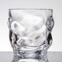 G.E.T. Enterprises SW-1440-1-CL L7 12 oz. Clear SAN Plastic Rocks Glass